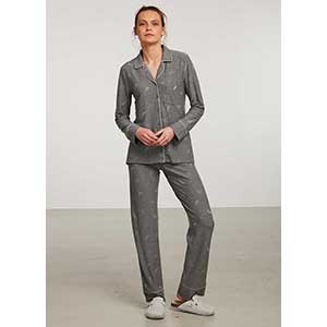 Women's Pyjama With Long Sleeves & Long Pants Nautica