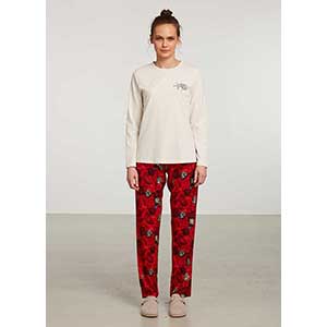 Women's Pyzama With Long Sleeves & Long Pants Nautica