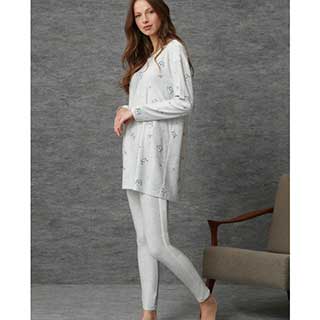 Women's Pyjama With Long Sleeves, Pantyhose Catherine's