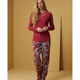 Women's Pyjama With Long Sleeves & Long Pants Catherine's