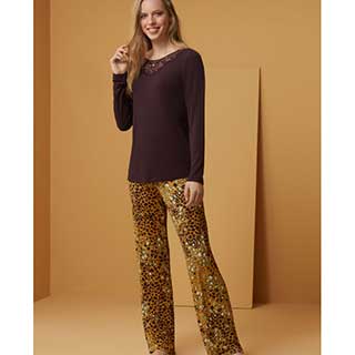 Women's Pyjama With Long Sleeves & Long Pants Catherine's