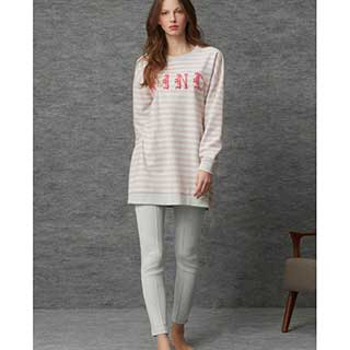 Women's Pyjama With Long Sleeves, Pantyhose Catherine's