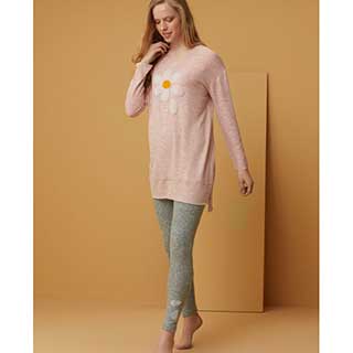 Women's Pyjama With Long Sleeves, Pantyhose Catherine's