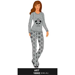 Women's Pyjama With Long Sleeves & Long Pants Amelie