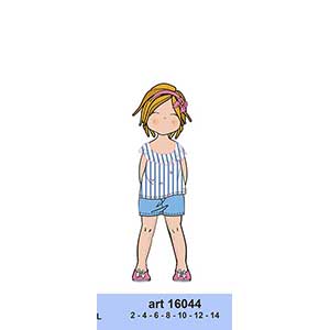 Girls Pyjama With Short Sleeve & Short Pants Amelie