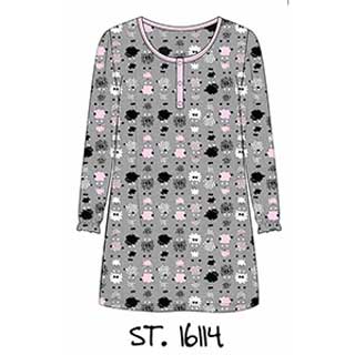 Women's Nightgown With long sleeve Amelie