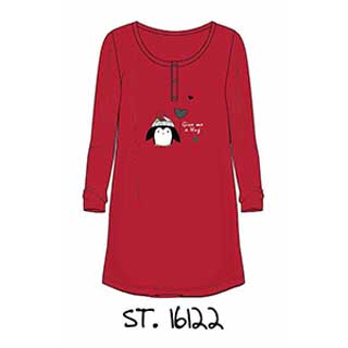 Women's Nightgown With long sleeve Amelie