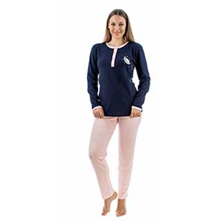 Women's Pyjama With Long Sleeve & Long Pants Amelie