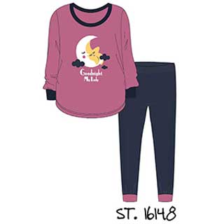 Women's Pyjama With Long Sleeve & Long Pants Amelie