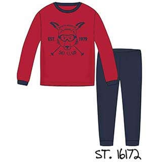 Children Pyzama For Boys With Long Sleeves & Long Pants Baracuda