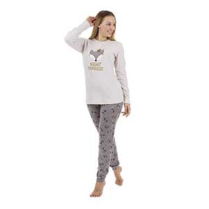 Women's Pyjama With Long Sleeve & Long Pants Amelie