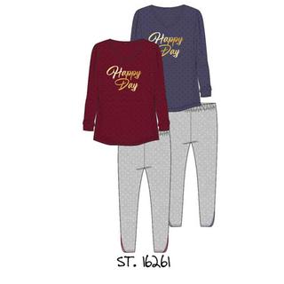 Women's Pyjama With Long Sleeve & Long Pants Amelie