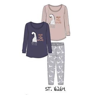 Women's Pyjama With Long Sleeve & Long Pants Amelie