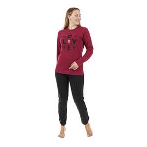 Women's Pyjama With Long Sleeve & Long Pants Amelie