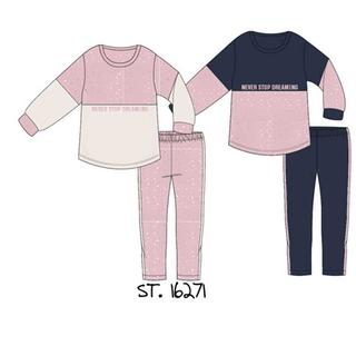 Children Pyjama For Girl With Long Sleeves & Long Pants Amelie