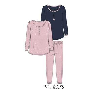 Women's Pyjama With Long Sleeve & Long Pants Amelie