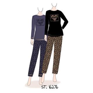 Women's Pyjama With Long Sleeve & Long Pants Amelie