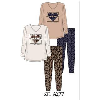 Women's Pyjama With Long Sleeve & Long Pants Amelie