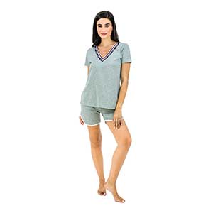 Pyjama Women's Short Sleeve Short Pants Amelie