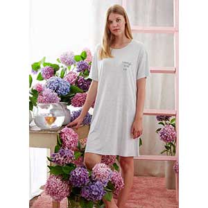Women's Nightgown With Short Sleeves Catherine's