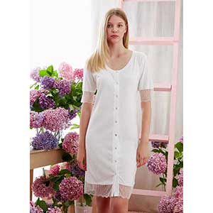Women's Nightgown With Short Sleeves Catherine's