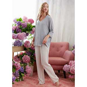 Women's Pyjama With Long Sleeves & Long Pants Catherine's