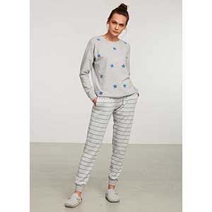 Women's Pyzama With Long Sleeves & Long Pants Nautica