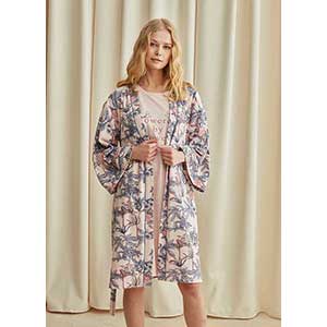 Women's Robe+Nightgown With Long Sleeveι Catherine's