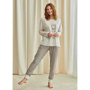 Women's Pyjama With Long Sleeves & Long Pants Catherine's