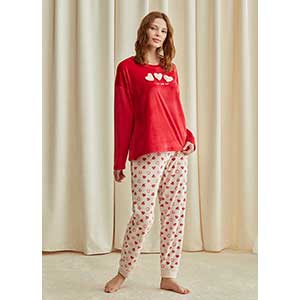 Women's Pyjama With Long Sleeves & Long Pants Catherine's