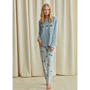 Women's Pyjama With Long Sleeves & Long Pants Catherine's