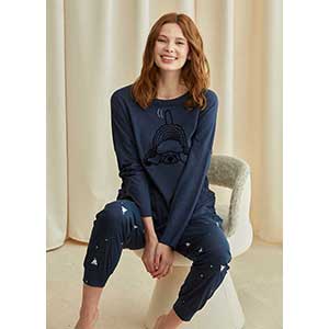 Women's Pyjama With Long Sleeves & Long Pants Catherine's