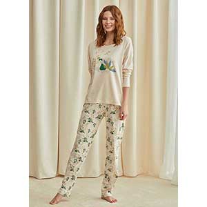 Women's Pyjama With Long Sleeves & Long Pants Catherine's