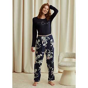 Women's Pyjama With Long Sleeves & Long Pants Catherine's