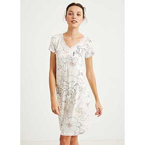 Women's Nightgown With Short Sleeve Catherine's