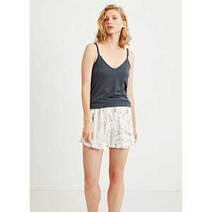 Women's Pyjama With Narrow Strap & Short Pants Catherine's