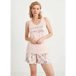 Women's Pyjama With Wide Strap & Short Pants Catherine's