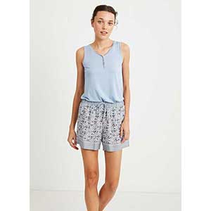 Women's Pyjama With Short Sleeve & Short Pants Catherine's