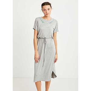 Women's Homewer Dress With Short Sleeves Catherine's