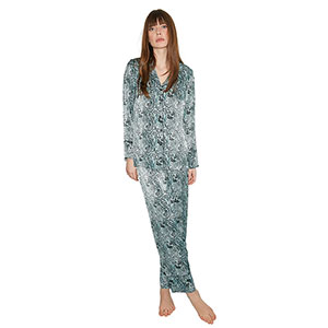 Women's Pyjama With Long Sleeves & Long Pants Penye Mood