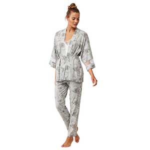 Robe and Pyjama Women's Long Pants Catherine's