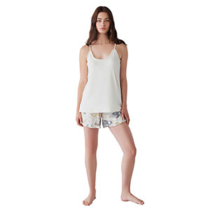 Pyjama Women's Narrow Strap Short Pants Catherine's