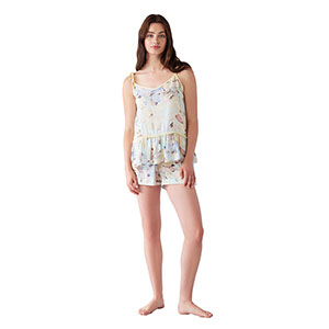 Pyjama Women's Narrow Strap Short Pants Catherine's