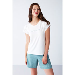 Pyjama Women's Short Sleeve Short Pants Catherine's