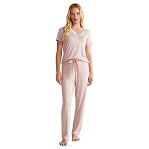 Pyjama Women's Short Sleeve Long Pants Catherine's