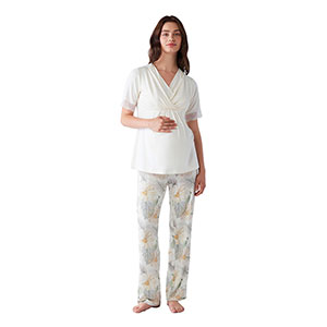 Pyjama Women's Short Sleeve Long Pants Mamy Catherine's