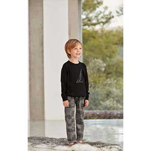 Children Pyzama For Boys With Long Sleeves & Long Pants Nautica