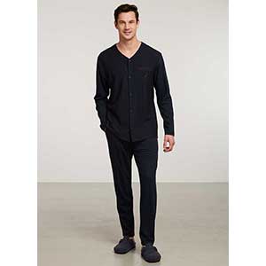 Men's Pyzama With Long Sleeves & Long Pants Nautica