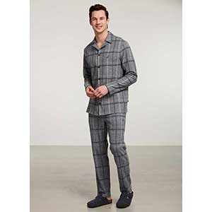 Men's Pyzama With Long Sleeves & Long Pants Nautica