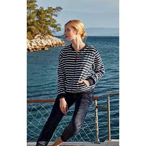 Women's Pyzama With Long Sleeves & Long Pants Nautica